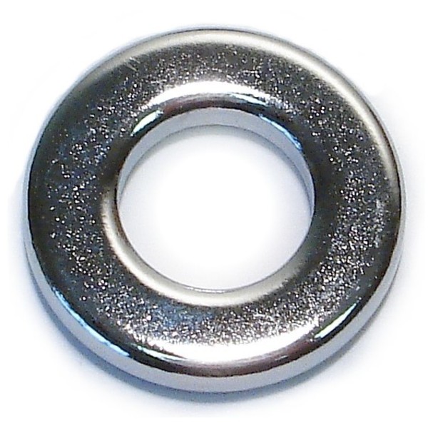 Midwest Fastener Flat Washer, Fits Bolt Size 5/16" , Steel Chrome Plated Finish, 10 PK 30122